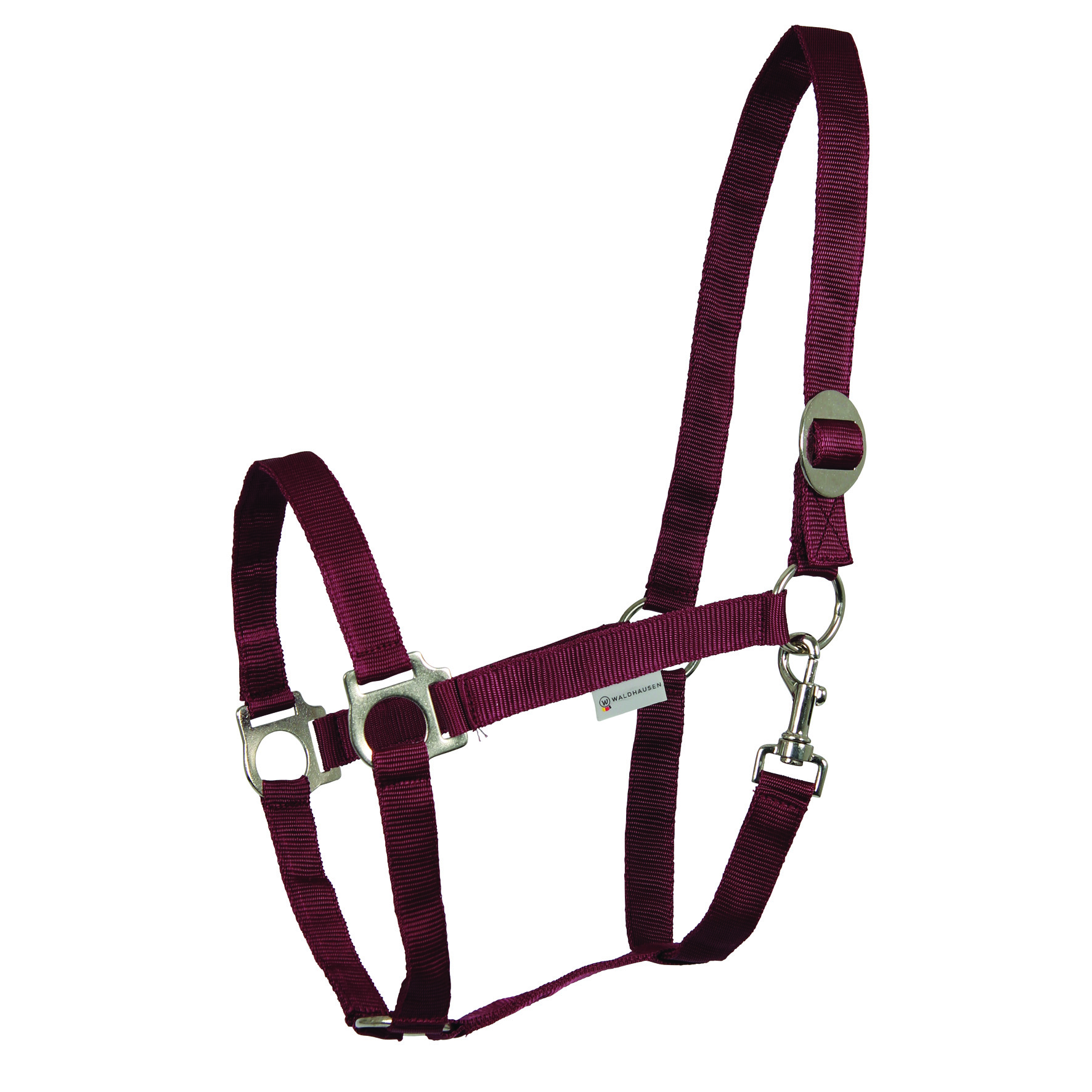 Ohlávka Perlon, bordó