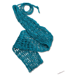 Velká síť na seno malá oka,azurově modrá